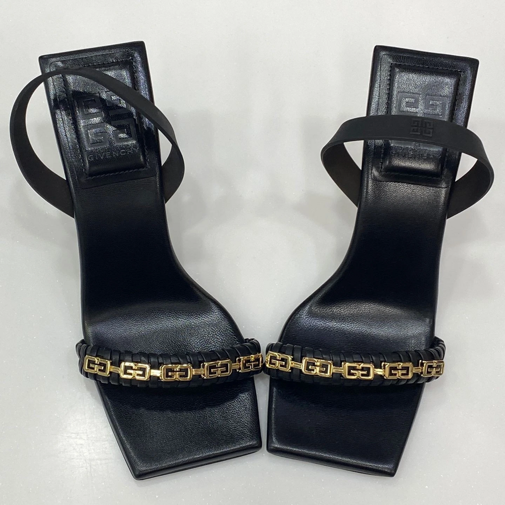 Givenchy 4G Chain Slingback Sandal Black 38 - Picture 6 of 6